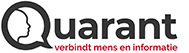 website logo Quarant linksboven klikbaar naar home